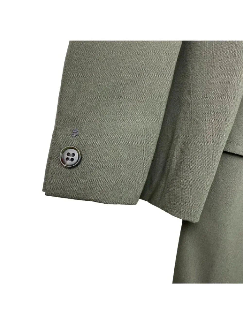VTG Brooks Brothers Men’s 100% Cotton 3/2 Roll Chino Blazer Green • USA • 42R